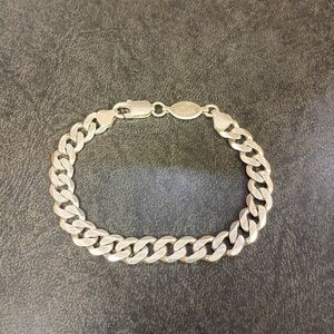 SOLD Figaro Men's Silver Bracelet .925